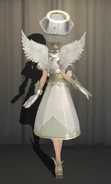 Holy Angel In-Game Model Back View.