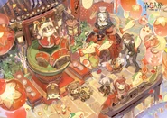 2024 Lantern Festival Chinese Artwork (Weibo)