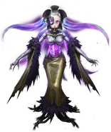 Eternal Aurora Prajna Form's Full Body Sprite in the official Call of Abyss V Website.