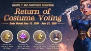 2nd Anniversary (2020) Costume Voting Contest Announcement