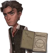 Ultimate Item Sprite from the Time Of Reunion Prologue event, depicting Orpheus without his brown trench coat.