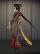 Geisha In-Game Model Left-Side View