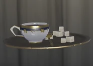 Front view of the dish