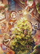 Today is Christmas Eve ♪ Everyone is in the process of decorating the tree! (Twitter)