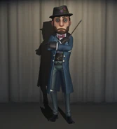 Mauve Dahlia In-Game Model Front View.