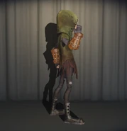 Mercenary Worn Clothes In-Game Model Right View