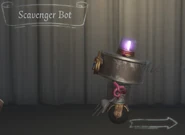 Scavenger Bot In-Game Model Left-Side View.