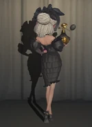 Fatal Affection In-Game Model Back View.