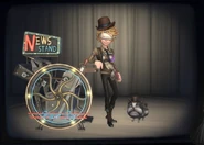 Paperboy In-Game Model Front View.