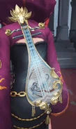 Playing Chinese Lute Detailed In-Game View