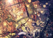 2021 Thanksgiving Chinese Artwork (Weibo)