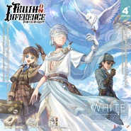 Mr. Inference with "White" and Lady Truth on the 4th Anniversary Poster (Twitter)