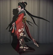 Wintersweet (Beauty Form) In-Game Model Left-Side View.