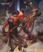 "He sees the world in a rhythmic motion, yet the all-encompassing restraints of melody also bound him." - Season 11 Essence 1 Poster by Lin Chang (Facebook)