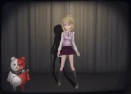 Emote Animation with the matching costume Kaede Akamatsu