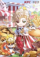 KFCCrossoverPart3ChibiArtwork.jpg (407 KB) KFC Crossover Part 3 Chibi Artwork (Weibo)