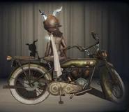 Reflective Mirror Showroom Model Back View