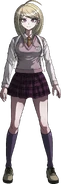 Fullbody sprite of Kaede Akamatsu from Danganronpa V3: Killing Harmony.