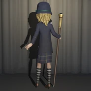 Shaman Apprentice In-Game Model Back View