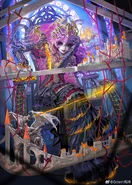 "Sculptor's Cage of Bound Knives" - Secret Realm Collection Card Shining Soul "Sculpting in Time" Card Series Collection Card Merchandise Artwork by Golem狗冷 (Weibo)