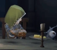 Mercenary eating animation