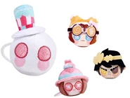 Candy Girl (top row, middle) featured as a plush hair tie in the Dessert Theme Series.