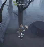 Full view of altered rocket chair blasting off