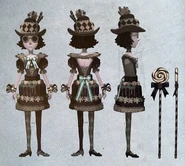 Dark Cake Cane Concept Art (Official Japanese Art Book)