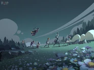 Spring Outing (2019) Event Night Background by jie He