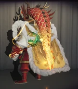 Jade Dragon paired with its matching costume Lightning Claw