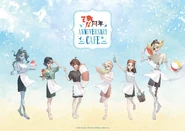Sweets Paradise 7th Anniversary Cafe Beach House Merchandise (Twitter)