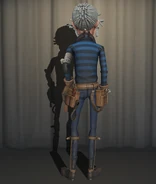 Gray Coating In-Game Model Back View