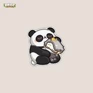 Wuwu Panda Hugs Embalmer Artwork (Weibo)