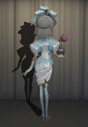 Moon Maiden In-Game Model Back View