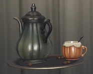 Back view of the dish