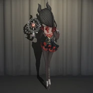 Figure Skater Sculpture with its matching costume Carmen