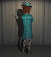 The Mad Hatter In-Game Model Back View.