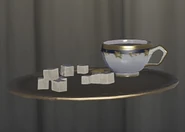 Back view of the dish