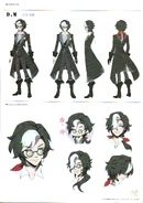 1st Artbook Concept Art of "D.M."