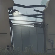 Puerta del este, entre la fabrica y las ruinas