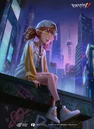 "With flexible maneuvers and quick reflexes, she will lead the team to the ultimate victory!" - OPH.LILY Poster (Twitter)