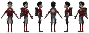 A model render of the unreleased Guard of Hearts by @Unkn_pear