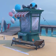 The Volleyball dispenser