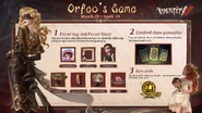 Orfeo's Game Event Rewards (Twitter)