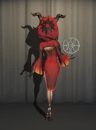 Key to Hell In-Game Model Back View