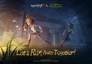 "Let's escape together!" - Start of The Promised Neverland Crossover (Facebook)