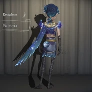 Pre-Optimization Phoenix In-Game Model Back View.