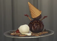 Back view of the dish