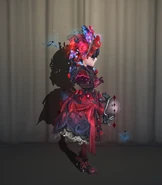 Miss Pomegranate Plate In-Game Model Back View