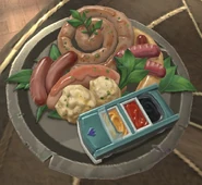 Detailed View of the Dish